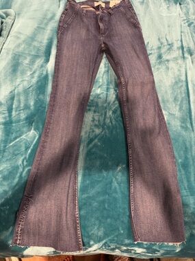 Free People boot cut slit jeans